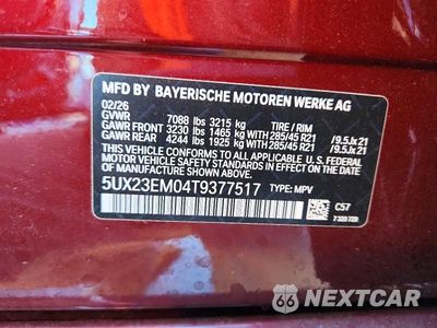 Zdjęcie 13 z 13 samochodu: 2026 BMW X7 XDRIVE40I VIN:5UX23EM04T9377517 - miniatura