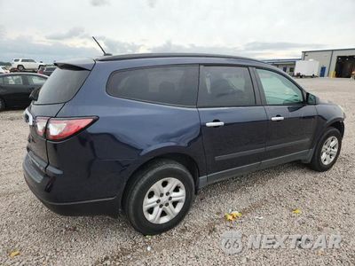 Trzecie zdjęcie samochodu z tyłu: 2015 CHEVROLET TRAVERSE LS VIN:1GNKRFED3FJ270525 - miniatura