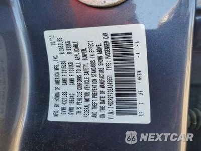 Zdjęcie 12 z 12 samochodu: 2014 HONDA ACCORD EX VIN:1HGCR2F73EA045651 - miniatura