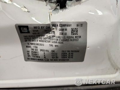 Zdjęcie 12 z 12 samochodu: 2022 CHEVROLET TRAILBLAZER ACTIV VIN:KL79MVSL5NB129313 - miniatura