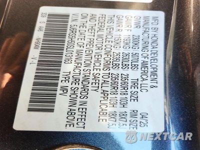 Zdjęcie 25 z 26 samochodu: 2025 HONDA CR-V SPORT VIN:5J6RS5H50SL013163 - miniatura