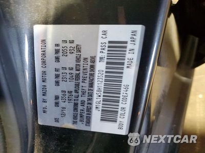 Zdjęcie 12 z 12 samochodu: 2017 MAZDA 6 GRAND TOURING VIN:JM1GL1W58H1123520 - miniatura