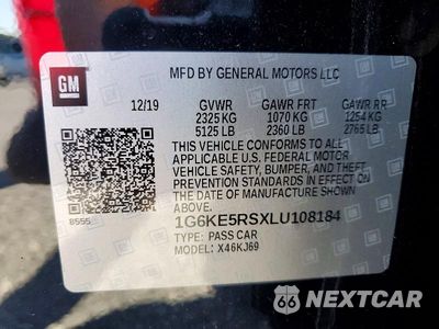 Zdjęcie 12 z 12 samochodu: 2020 CADILLAC CT6 LUXURY CSAV VIN:1G6KE5RSXLU108184 - miniatura