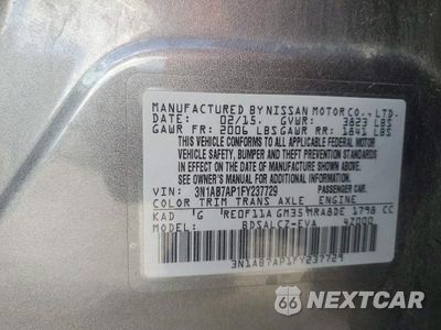 Zdjęcie 13 z 13 samochodu: 2015 NISSAN SENTRA S VIN:3N1AB7AP1FY237729 - miniatura
