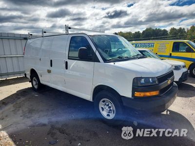 Czwarte zdjęcie samochodu z boku: 2020 CHEVROLET EXPRESS G2500 VIN:1GCWGAFP1L1150701 - miniatura