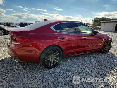 Trzecie zdjęcie samochodu z tyłu: 2020 GENESIS G70 2.0T VIN:KMTG44LA3LU045334 - miniatura