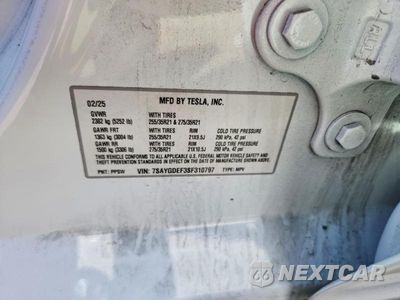 Zdjęcie 14 z 14 samochodu: 2025 TESLA MODEL Y VIN:7SAYGDEF3SF310797 - miniatura
