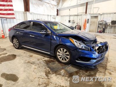 Czwarte zdjęcie samochodu z boku: 2017 HYUNDAI SONATA SPORT VIN:5NPE34AF1HH594409 - miniatura