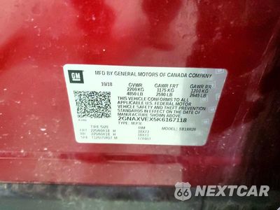 Zdjęcie 12 z 12 samochodu: 2019 CHEVROLET EQUINOX LT VIN:2GNAXVEX5K6167118 - miniatura