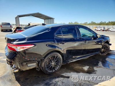 Trzecie zdjęcie samochodu z tyłu: 2020 TOYOTA CAMRY SE NIGHTSHADE VIN:4T1G11AK7LU378052 - miniatura