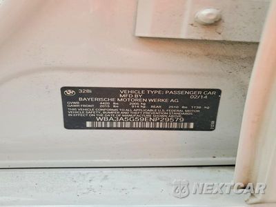 Zdjęcie 12 z 12 samochodu: 2014 BMW 328 I VIN:WBA3A5G59ENP29579 - miniatura