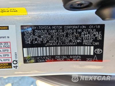 Zdjęcie 12 z 12 samochodu: 2018 TOYOTA COROLLA IM BASE VIN:JTNKARJEXJJ568641 - miniatura