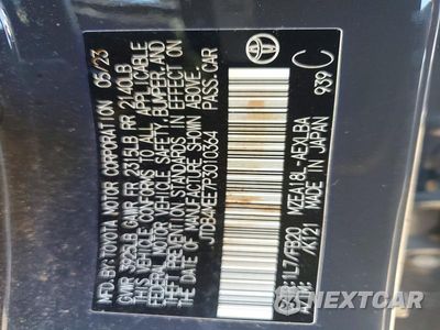 Zdjęcie 13 z 13 samochodu: 2023 TOYOTA COROLLA LE VIN:JTDB4MEE7P3010364 - miniatura