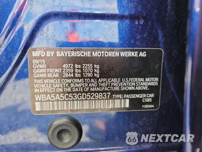 Zdjęcie 12 z 12 samochodu: 2016 BMW 528 I VIN:WBA5A5C53GD529837 - miniatura