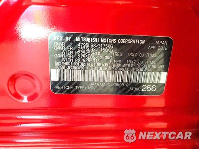 Zdjęcie 25 z 26 samochodu: 2018 MITSUBISHI OUTLANDER SE VIN:JA4AD3A3XJZ059910 - miniatura