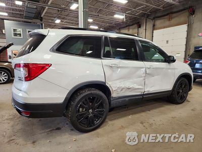 Trzecie zdjęcie samochodu z tyłu: 2021 HONDA PILOT SE VIN:5FNYF6H20MB017561 - miniatura
