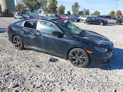 Czwarte zdjęcie samochodu z boku: 2019 HONDA CIVIC SPORT VIN:19XFC2E88KE003265 - miniatura