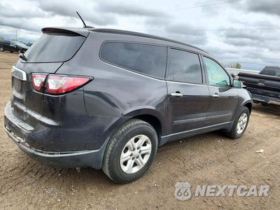 Trzecie zdjęcie samochodu z tyłu: 2017 CHEVROLET TRAVERSE LS VIN:1GNKRFKD9HJ197281 - miniatura