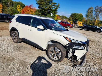 Czwarte zdjęcie samochodu z boku: 2021 NISSAN ROGUE SV VIN:JN8AT3BB3MW203144 - miniatura