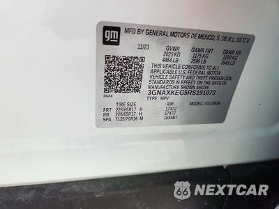 Zdjęcie 14 z 14 samochodu: 2024 CHEVROLET EQUINOX LT VIN:3GNAXKEG5RS191073 - miniatura