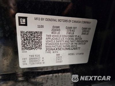 Zdjęcie 13 z 13 samochodu: 2021 CHEVROLET EQUINOX LS VIN:2GNAXSEV2M6126977 - miniatura