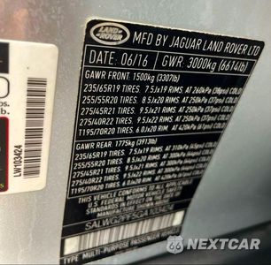 Zdjęcie 7 z 14 samochodu: 2016 LAND ROVER RANGE ROVER SPORT SE VIN:SALWG2PF5GA103424 - miniatura
