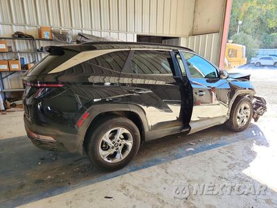 Trzecie zdjęcie samochodu z tyłu: 2022 HYUNDAI TUCSON SEL VIN:5NMJB3AE1NH111769 - miniatura