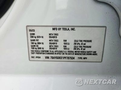 Zdjęcie 12 z 12 samochodu: 2023 TESLA MODEL Y VIN:7SAYGDEE1PF787534 - miniatura