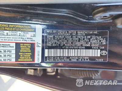 Zdjęcie 13 z 13 samochodu: 2016 TOYOTA CAMRY SE VIN:4T1BF1FK7GU516540 - miniatura