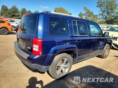 Trzecie zdjęcie samochodu z tyłu: 2017 JEEP PATRIOT LATITUDE VIN:1C4NJPFA0HD211893 - miniatura