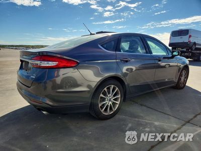 Trzecie zdjęcie samochodu z tyłu: 2017 FORD FUSION SE VIN:3FA6P0HD2HR121952 - miniatura