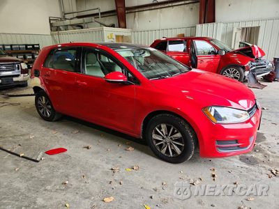 Czwarte zdjęcie samochodu z boku: 2016 VOLKSWAGEN GOLF S/SE VIN:3VW217AU8GM026012 - miniatura