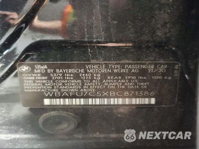 Zdjęcie 12 z 12 samochodu: 2011 BMW 535 XI VIN:WBAFU7C5XBC871386 - miniatura