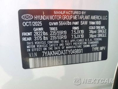 Zdjęcie 14 z 14 samochodu: 2026 HYUNDAI IONIQ 5 SEL VIN:7YAKN4DA3TY049891 - miniatura