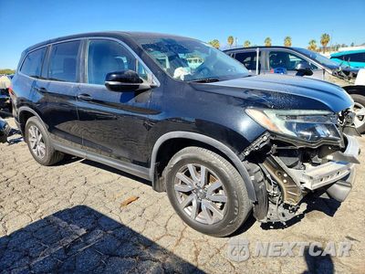 Czwarte zdjęcie samochodu z boku: 2020 HONDA PILOT EX VIN:5FNYF5H31LB021944 - miniatura