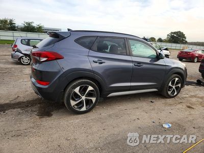 Trzecie zdjęcie samochodu z tyłu: 2018 HYUNDAI TUCSON VALUE VIN:KM8J3CA26JU816374 - miniatura