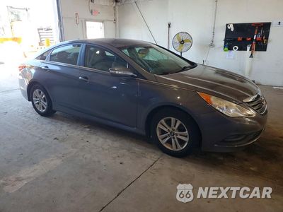 Czwarte zdjęcie samochodu z boku: 2014 HYUNDAI SONATA GLS VIN:5NPEB4AC6EH835174 - miniatura