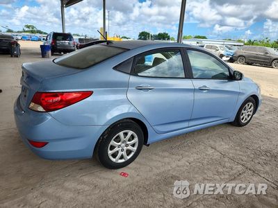 Trzecie zdjęcie samochodu z tyłu: 2014 HYUNDAI ACCENT GLS VIN:KMHCT4AE1EU639523 - miniatura