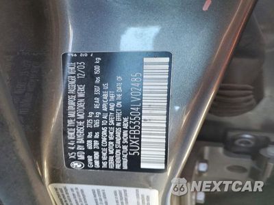 Zdjęcie 13 z 13 samochodu: 2004 BMW X5 4.4I VIN:5UXFB53504LV02485 - miniatura