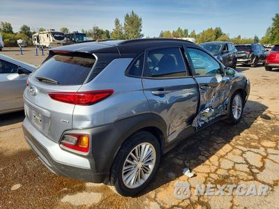 Trzecie zdjęcie samochodu z tyłu: 2019 HYUNDAI KONA SEL VIN:KM8K2CAA7KU349711 - miniatura