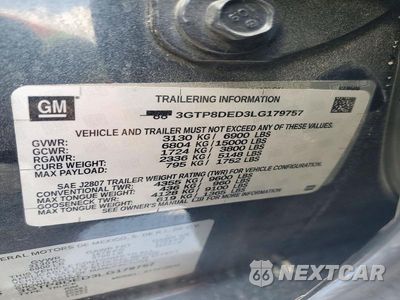 Zdjęcie 13 z 13 samochodu: 2020 GMC SIERRA C1500 SLT VIN:3GTP8DED3LG179757 - miniatura