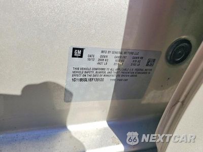 Zdjęcie 13 z 13 samochodu: 2014 CHEVROLET MALIBU LS VIN:1G11B5SL1EF139120 - miniatura