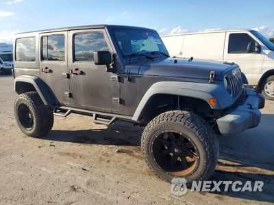 Czwarte zdjęcie samochodu z boku: 2018 JEEP WRANGLER UNLIMITED SPORT VIN:1C4HJWDG9JL927363 - miniatura