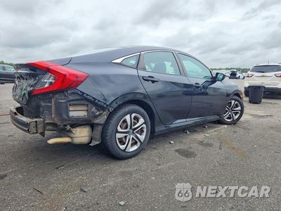 Trzecie zdjęcie samochodu z tyłu: 2016 HONDA CIVIC LX VIN:2HGFC2F5XGH543380 - miniatura