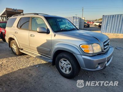Czwarte zdjęcie samochodu z boku: 2002 TOYOTA SEQUOIA LIMITED VIN:5TDZT38A92S067158 - miniatura
