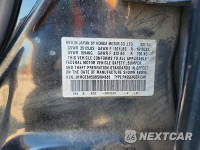 Zdjęcie 12 z 12 samochodu: 2011 HONDA FIT SPORT VIN:JHMGE8H50BS004683 - miniatura