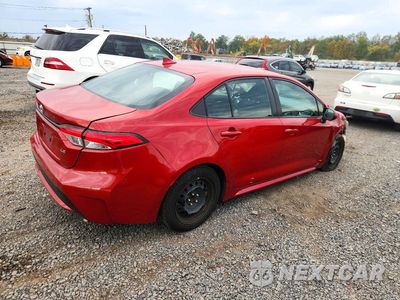 Trzecie zdjęcie samochodu z tyłu: 2021 TOYOTA COROLLA LE VIN:5YFEPMAE6MP180003 - miniatura