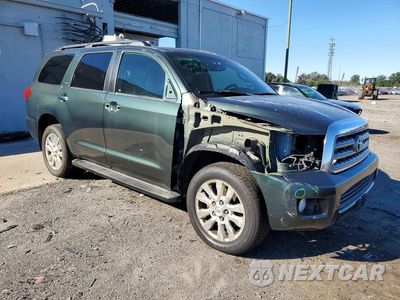 Czwarte zdjęcie samochodu z boku: 2008 TOYOTA SEQUOIA PLATINUM VIN:5TDBY67A18S021824 - miniatura
