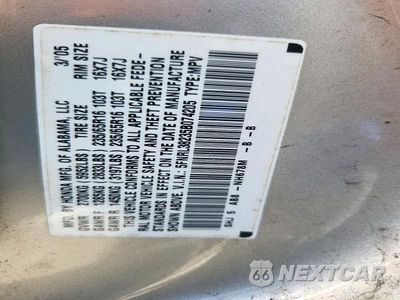 Zdjęcie 13 z 13 samochodu: 2005 HONDA ODYSSEY LX VIN:5FNRL38235B074205 - miniatura