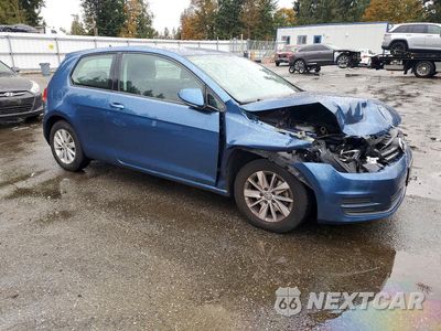 Czwarte zdjęcie samochodu z boku: 2015 VOLKSWAGEN GOLF VIN:3VW817AU2FM099613 - miniatura